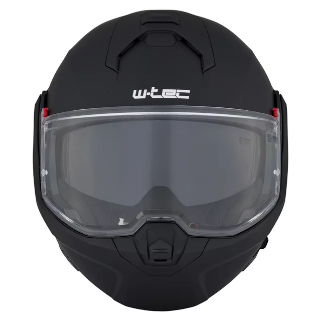 Kask motocyklowy szczękowy W-TEC Sabron P/J ∙ blenda przeciwsłoneczna ∙ system wentylacji ∙ wyjmowana wyściółka - Nardo Grey