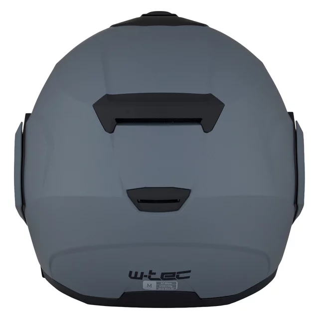 Kask motocyklowy szczękowy W-TEC Sabron P/J ∙ blenda przeciwsłoneczna ∙ system wentylacji ∙ wyjmowana wyściółka - Nardo Grey