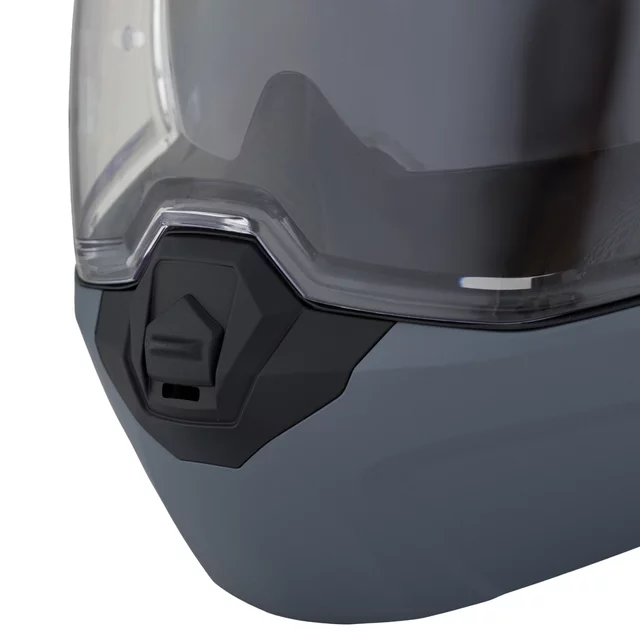 Kask motocyklowy szczękowy W-TEC Sabron P/J ∙ blenda przeciwsłoneczna ∙ system wentylacji ∙ wyjmowana wyściółka - Nardo Grey