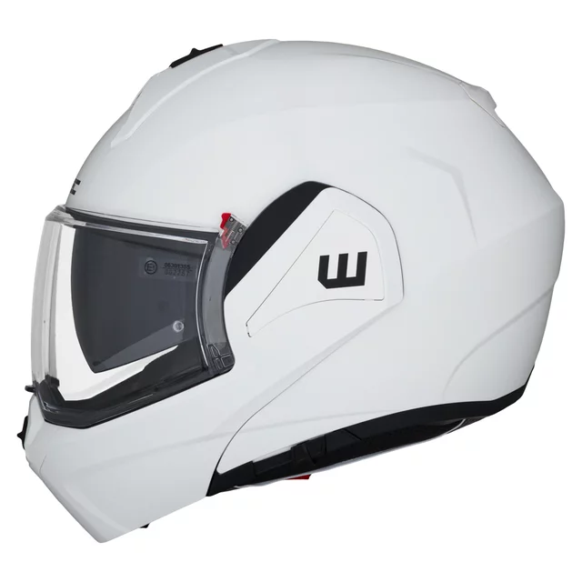 Kask motocyklowy szczękowy W-TEC Sabron P/J ∙ blenda przeciwsłoneczna ∙ system wentylacji ∙ wyjmowana wyściółka - Nardo Grey