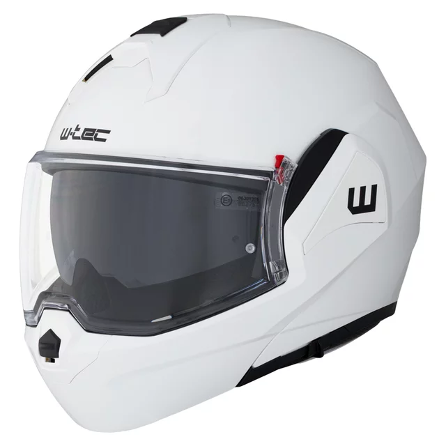 Kask motocyklowy szczękowy W-TEC Sabron P/J ∙ blenda przeciwsłoneczna ∙ system wentylacji ∙ wyjmowana wyściółka - Nardo Grey