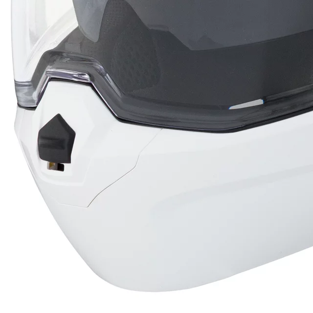 Kask motocyklowy szczękowy W-TEC Sabron P/J ∙ blenda przeciwsłoneczna ∙ system wentylacji ∙ wyjmowana wyściółka - Nardo Grey