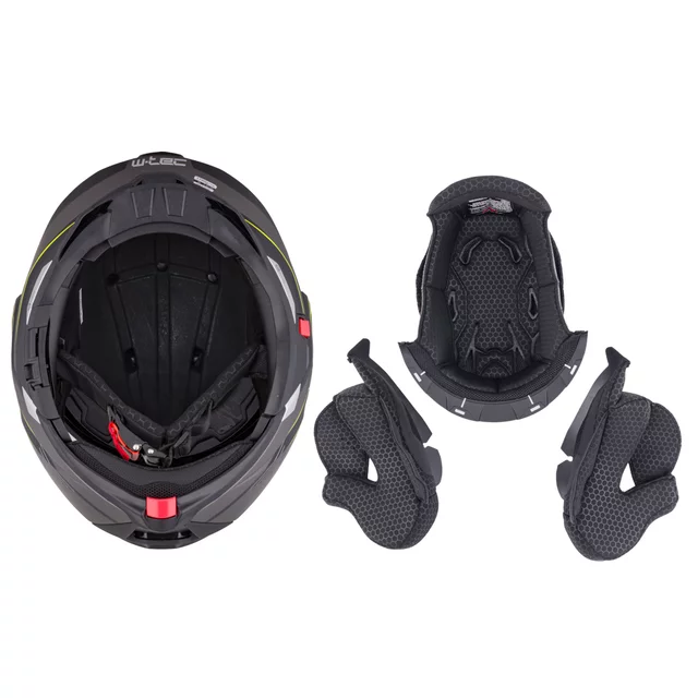 Kask motocyklowy szczękowy W-TEC Zoroz P/J ∙ wizjer pinlock ∙ osłona przeciwsłoneczna ∙ wentylacja