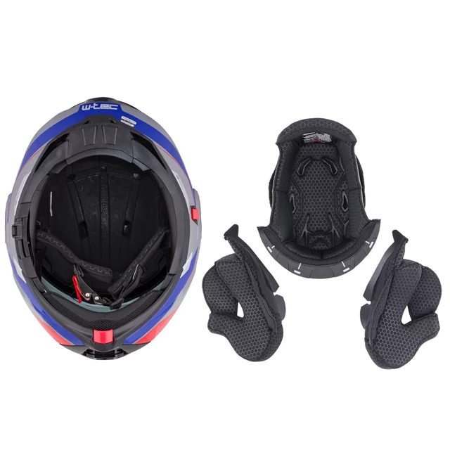 Kask motocyklowy szczękowy W-TEC Zoroz P/J ∙ wizjer pinlock ∙ osłona przeciwsłoneczna ∙ wentylacja