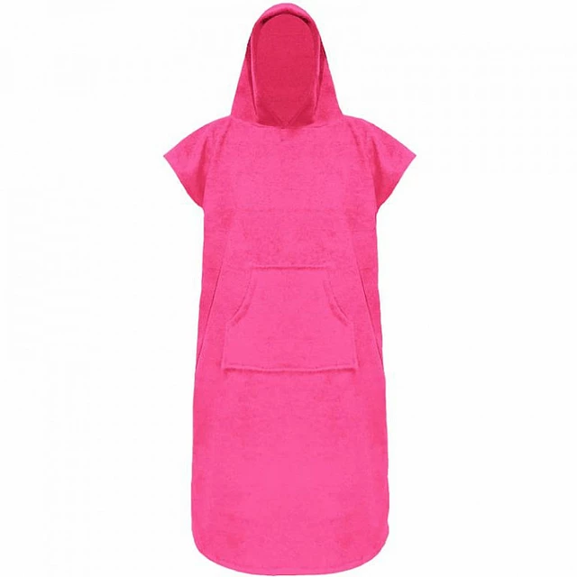 Ponczo ręcznikowe frotte z kapturem Agama Poncho Extra Dry - Ciemny niebieski