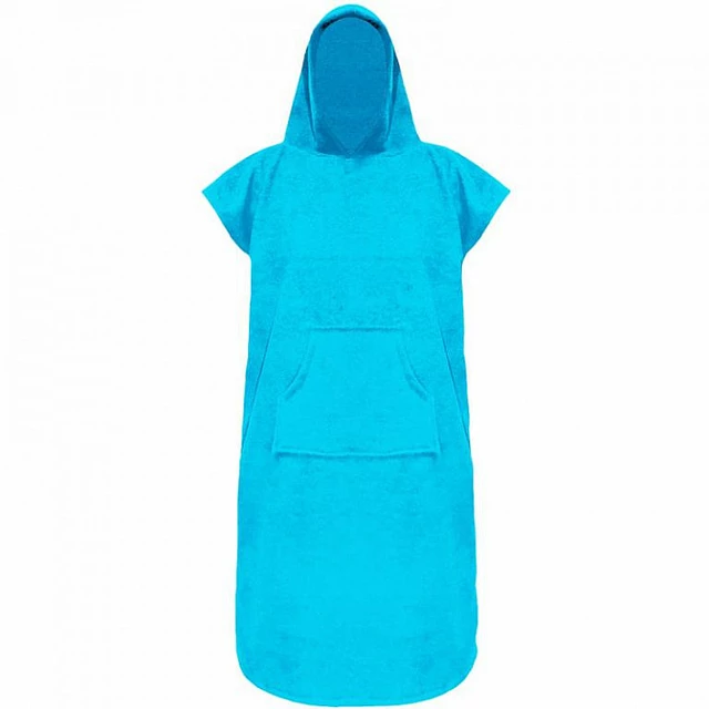 Ponczo ręcznikowe frotte z kapturem Agama Poncho Extra Dry - Ciemny niebieski