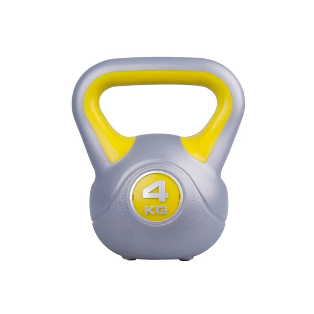 Hantle kettlebell inSPORTline Vin-Bell 1-20kg ∙ powłoka winylowa ∙ 4 gumowe podkładki ∙ stabilny chwyt