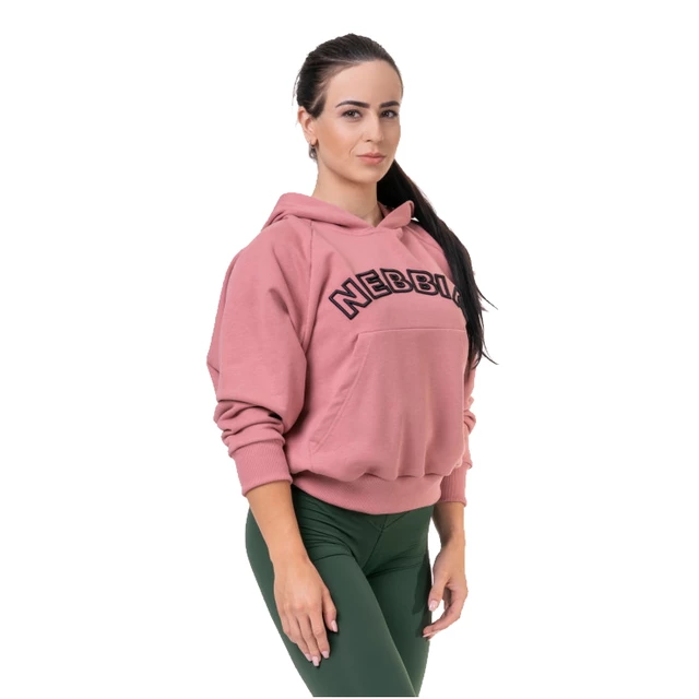Bluza damska z kapturem Nebbia Iconic Hero 581 - Stara Różyczka - Stara Różyczka