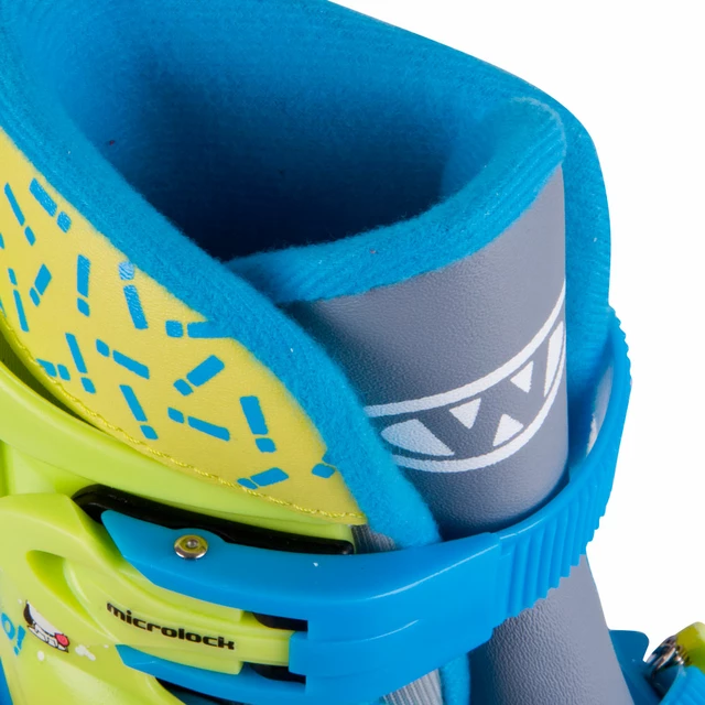 Rolki trójkołowe / wrotki 2w1 WORKER TriGo LED ∙ tryb in-line/tri-skate ∙ kółka z podświetleniem LED ∙ max 60 kg - Niebieski