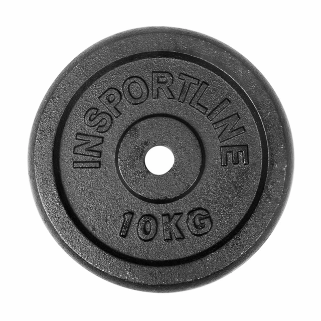 Obciążenia żeliwne inSPORTline Castblack 30 mm 0,5-20 kg ∙ lakier ochronny ∙ precyzyjne wyważenie