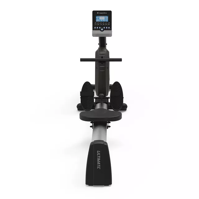 Wioślarz magnetyczny inSPORTline RW60 ∙ składany ∙ program HRC ∙ 16 stopni obciążenia ∙ Bluetooth ∙ aplikacje treningowe - Czarny
