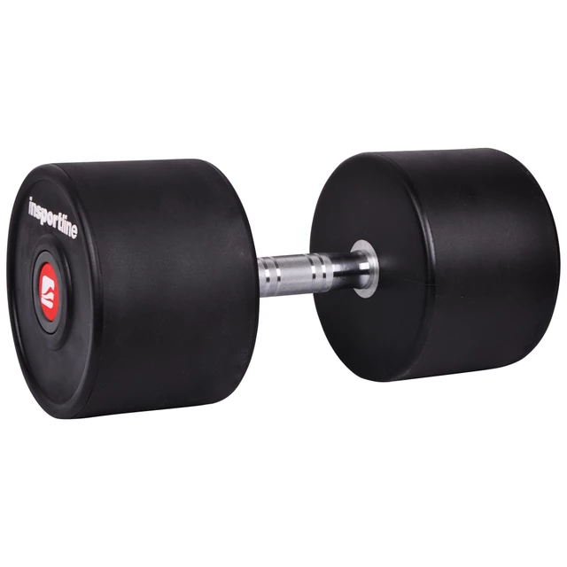Hantle jednoręczne inSPORTline Profi ∙ 2-60 kg ∙ stal z PU ∙ ergonomiczny grip ∙ ochrona przed uderzeniami ∙ stabilny balans