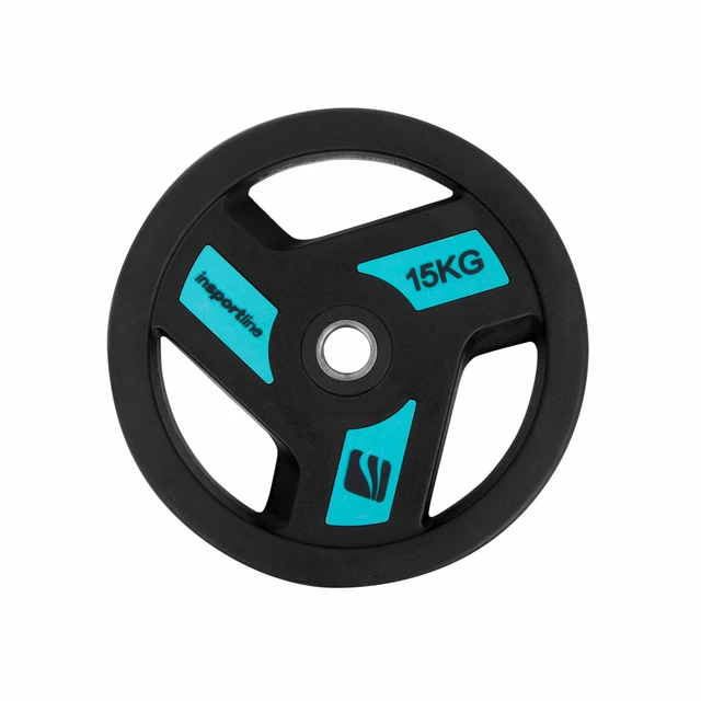 Obciążenia gumowane inSPORTline Herk 30 mm 1,25-25 kg ∙ otwór 30 mm ∙ ergonomiczne uchwyty