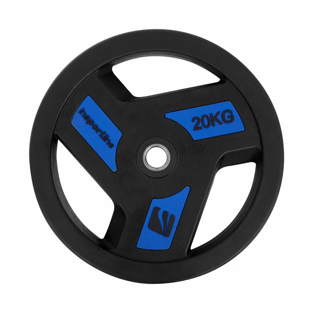 Obciążenia gumowane inSPORTline Herk 30 mm 1,25-25 kg ∙ otwór 30 mm ∙ ergonomiczne uchwyty