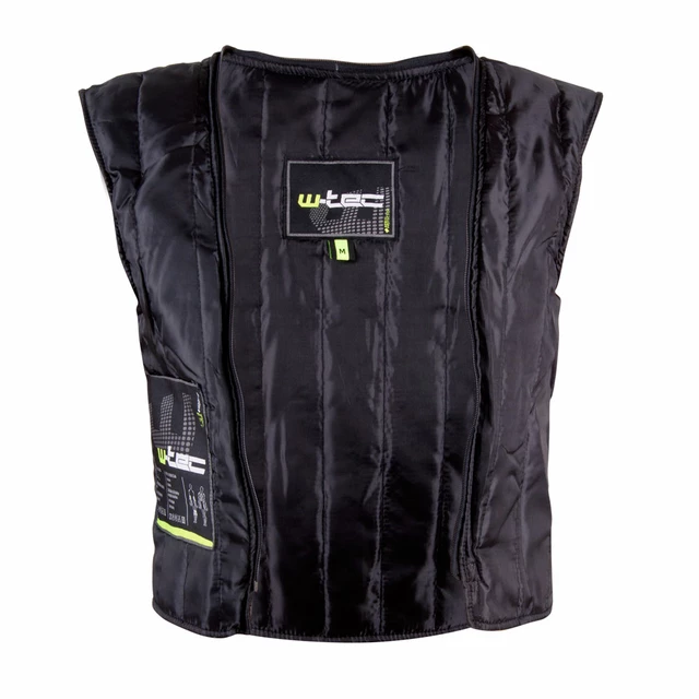 Męska skórzana kurtka motocyklowa W-TEC Velocity - Czarny-fluo