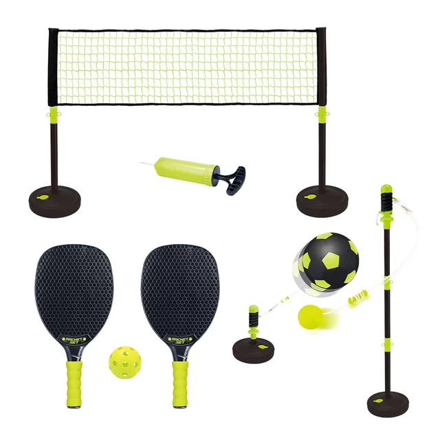 Zestaw gier 3w1 pickleball, tetherball, kickball inSPORTline CS190 - OUTLET
