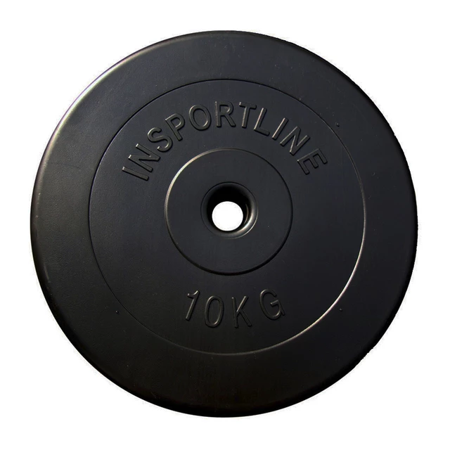 Obciążenia bitumiczne inSPORTline CEM 1,25-15 kg ∙ otwór 30 mm ∙ ochronna powlekana powłoka