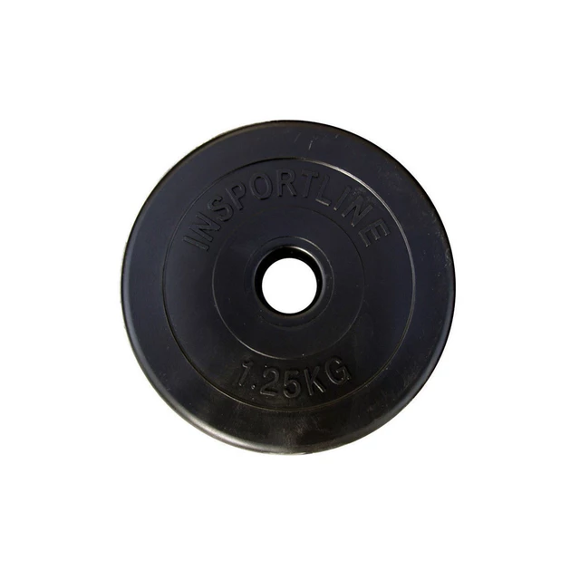 Obciążenia bitumiczne inSPORTline CEM 1,25-15 kg ∙ otwór 30 mm ∙ ochronna powlekana powłoka