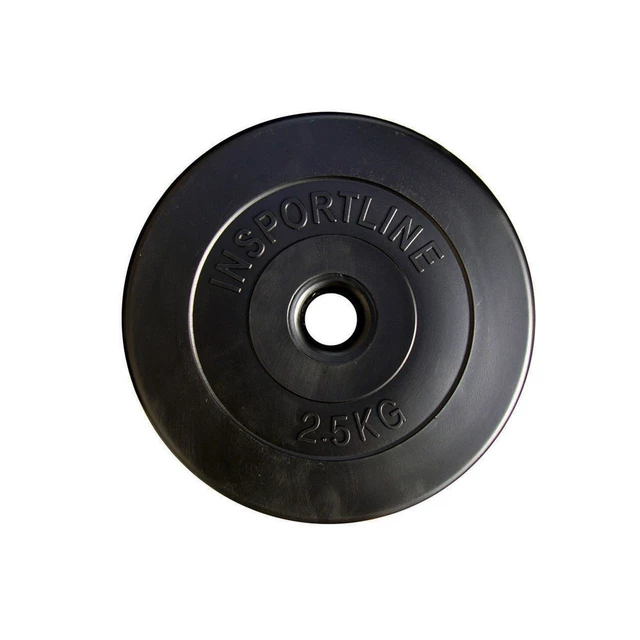 Zestaw obciążeń cementowych inSPORTline CEM 2x1,25-15 kg ∙ 10 szt. ∙ waga 67,5 kg ∙ otwór 30 mm