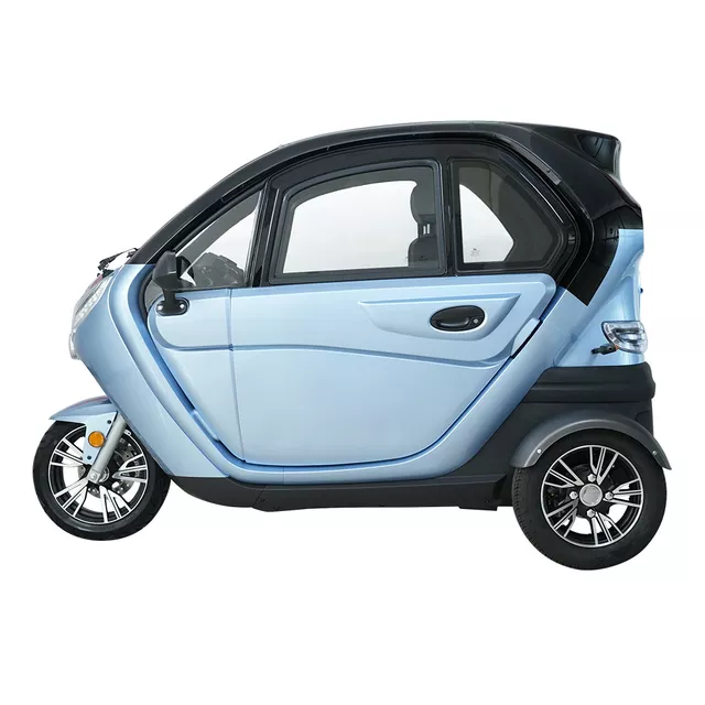 Elektryczny skuter zabudowany W-TEC Tukago ∙ trójkołowy ∙ mikropojazd ∙ 45 km/h ∙ zasięg 50 km ∙ nośność 240 kg ∙ kamera cofania ∙ ogrzewanie - Czerwony