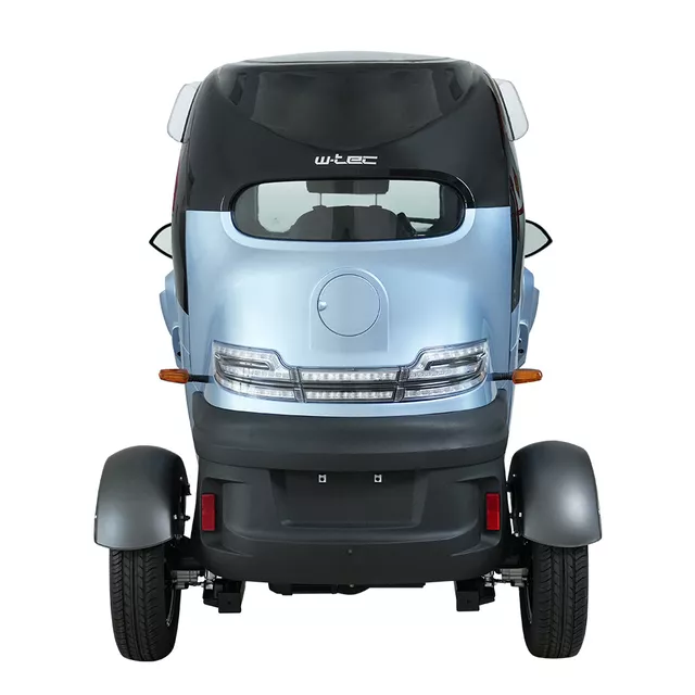 Elektryczny skuter zabudowany W-TEC Tukago ∙ trójkołowy ∙ mikropojazd ∙ 45 km/h ∙ zasięg 50 km ∙ nośność 240 kg ∙ kamera cofania ∙ ogrzewanie - Czerwony