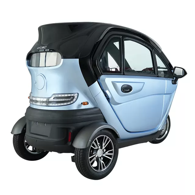 Elektryczny skuter zabudowany W-TEC Tukago ∙ trójkołowy ∙ mikropojazd ∙ 45 km/h ∙ zasięg 50 km ∙ nośność 240 kg ∙ kamera cofania ∙ ogrzewanie - Czerwony