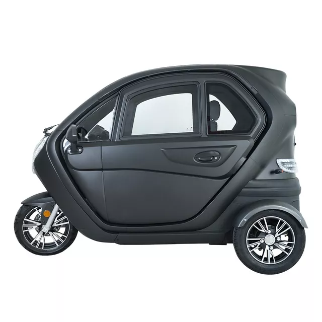 Elektryczny skuter zabudowany W-TEC Tukago ∙ trójkołowy ∙ mikropojazd ∙ 45 km/h ∙ zasięg 50 km ∙ nośność 240 kg ∙ kamera cofania ∙ ogrzewanie - Czerwony