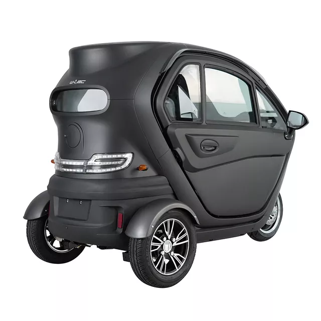 Elektryczny skuter zabudowany W-TEC Tukago ∙ trójkołowy ∙ mikropojazd ∙ 45 km/h ∙ zasięg 50 km ∙ nośność 240 kg ∙ kamera cofania ∙ ogrzewanie - Czerwony
