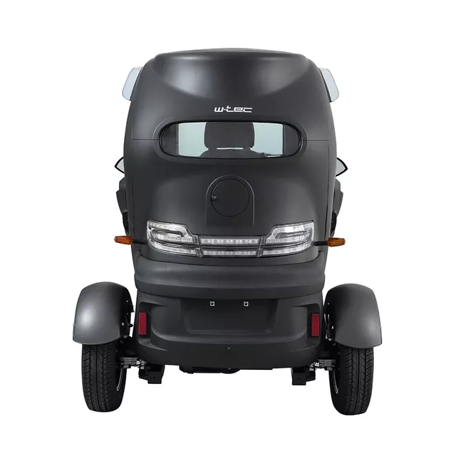Elektryczny skuter zabudowany W-TEC Tukago ∙ trójkołowy ∙ mikropojazd ∙ 45 km/h ∙ zasięg 50 km ∙ nośność 240 kg ∙ kamera cofania ∙ ogrzewanie - Czerwony