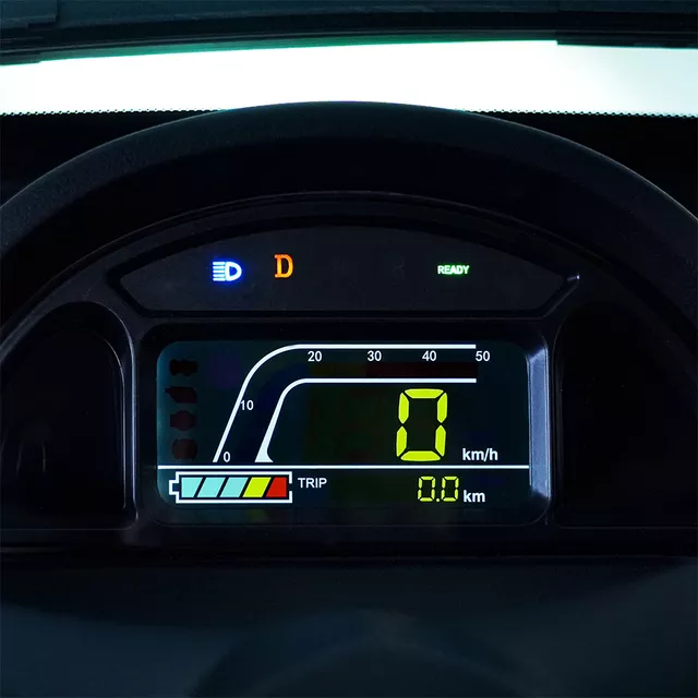 Elektryczny skuter zabudowany W-TEC Tukago ∙ trójkołowy ∙ mikropojazd ∙ 45 km/h ∙ zasięg 50 km ∙ nośność 240 kg ∙ kamera cofania ∙ ogrzewanie - Czerwony