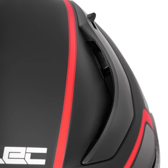 Kask integralny motocyklowy zamknięty z blendą W-TEC Vesco - Czarny mat-refleks