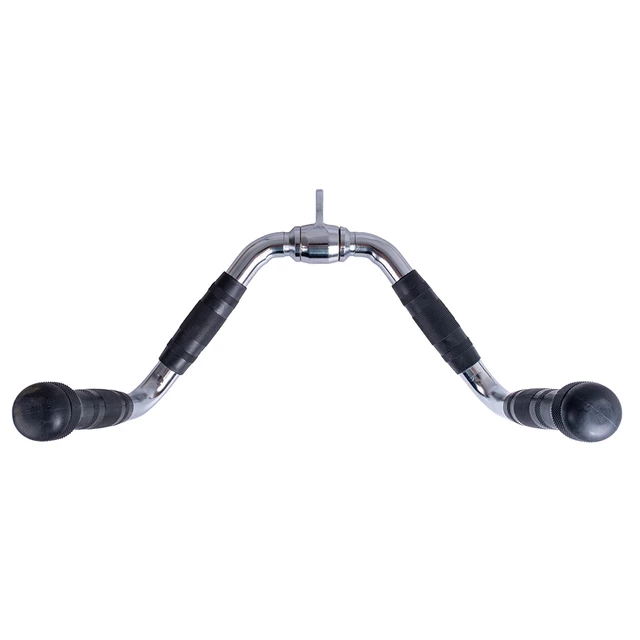 Uchwyt adapter gryf zaczepowy inSPORTline A423 42 cm  ∙ baranek ∙ 2 warianty chwytu ∙ obrotowy środek ∙ stalowa konstrukcja ∙ antypoślizgowe uchwyty