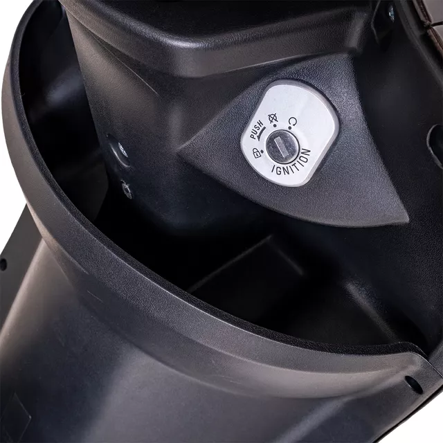 Trójkołowy wózek elektryczny inSPORTline Zorica Deluxe ∙ hamulec elektromagnetyczny ∙ 3 tryby prędkości ∙ zasięg 45 km - Niebieski