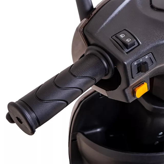 Trójkołowy wózek elektryczny inSPORTline Zorica Deluxe ∙ hamulec elektromagnetyczny ∙ 3 tryby prędkości ∙ zasięg 45 km - Niebieski