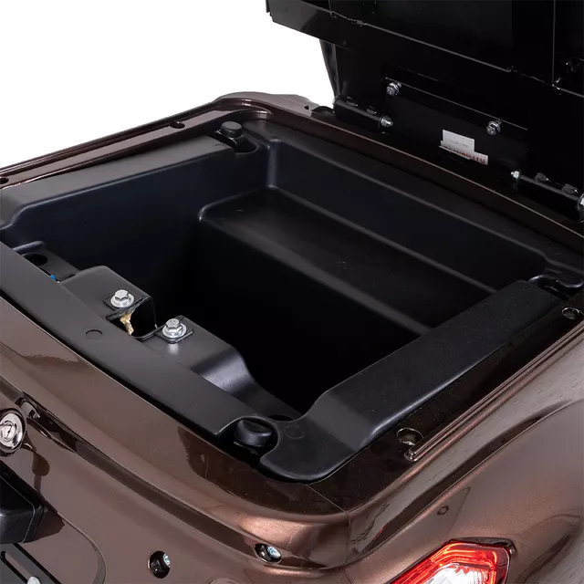 Trójkołowy wózek elektryczny inSPORTline Zorica Deluxe ∙ hamulec elektromagnetyczny ∙ 3 tryby prędkości ∙ zasięg 45 km - Niebieski