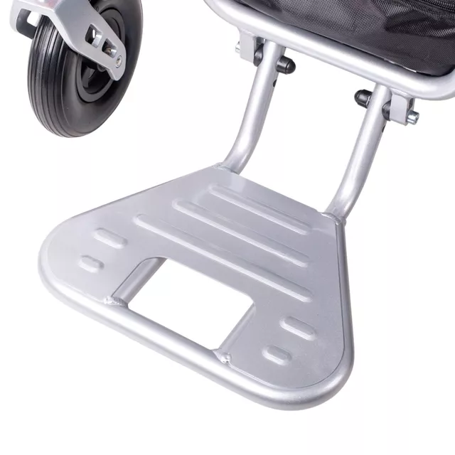 Elektryczny wózek inwalidzki inSPORTline Hawkie Basic II ∙ 500 W ∙ zasięg 24 km ∙ nośność 120 kg ∙ prędkość 6 km/h - Srebrny