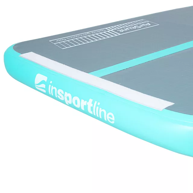 Ścieżka akrobatyczna Airtrack inSPORTline Airstunt 400x100x10 cm ∙ z pompką elektryczną ∙ nośność 650 kg ∙ wodoodporna ∙ torba w zestawie