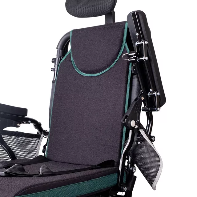 Elektryczny wózek inwalidzki inSPORTline Hawkie Evo II ∙ 700 W ∙ regulowane oparcie ∙ 130 kg - Srebrny