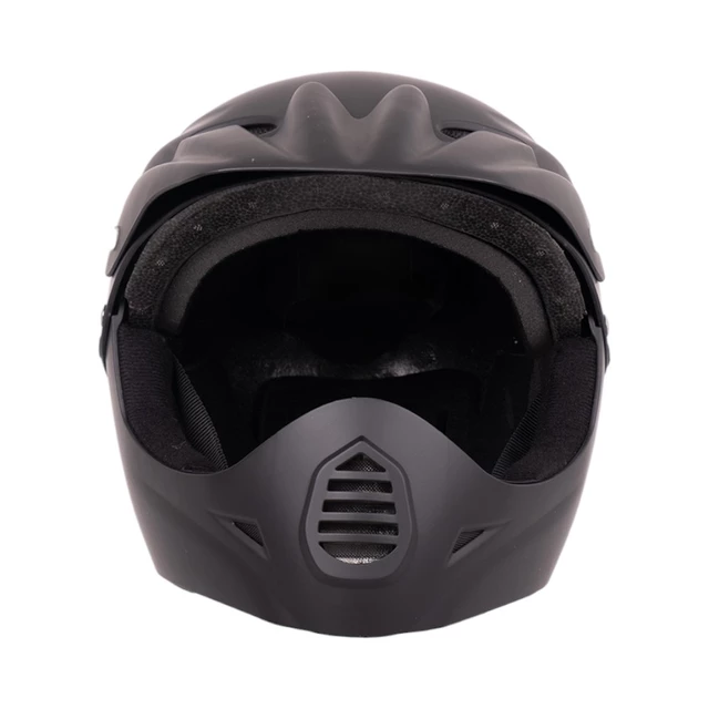 Kask downhill 2w1 na rower motor enduro zjazdowy W-TEC Campanero Matt Black