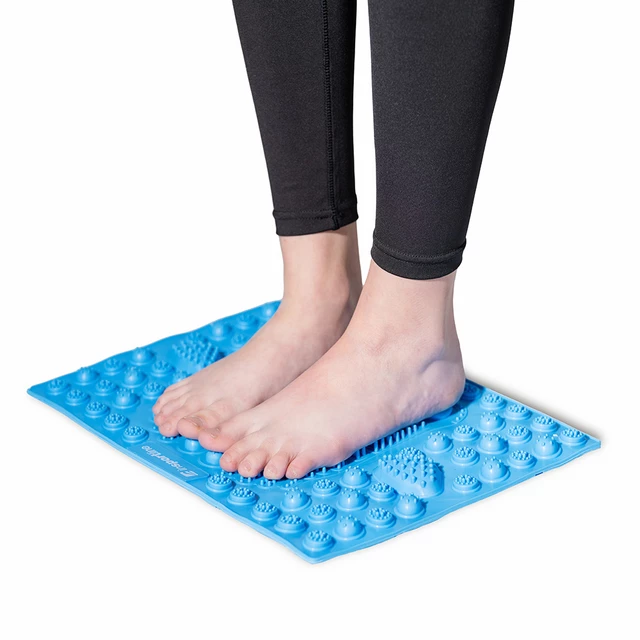 Mata masująca stopy inSPORTline Tilsipur ∙ akupresura + magnetoterapia ∙ intensywna stymulacja - Niebieski