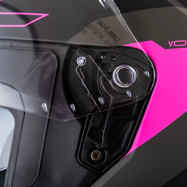Kask motocyklowy W-TEC Voltik Shockrose ∙ blenda przeciwsłoneczna ∙ system wentylacji ∙ wyjmowana wyściółka