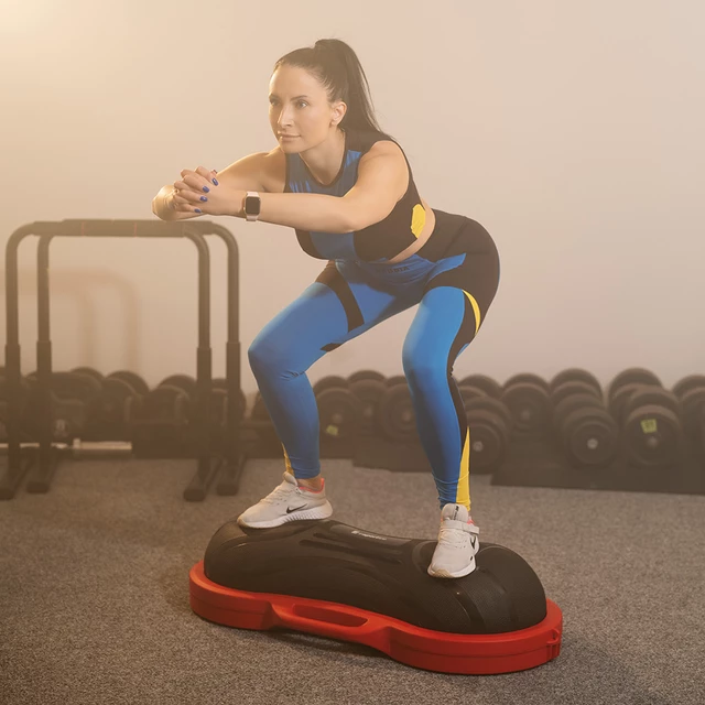 Podkładka balansująca fasolka inSPORTline AeroPeanut ∙ kształt fasolki ∙ regulowane uchwyty ∙ wys. do 25 cm ∙ nośność 200 kg ∙ antypoślizgowa