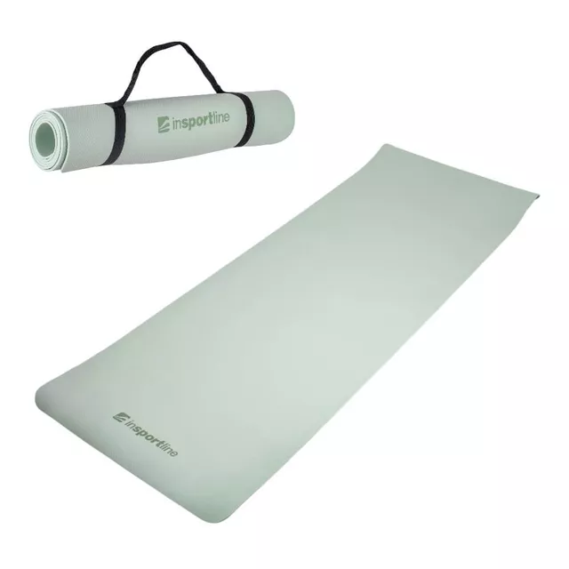 Mata fitness inSPORTline EVA 173x60 ∙ tłumiąca wstrząsy ∙ termoizolacyjna ∙ antypoślizgowa ∙ waga 340 g - Czarny