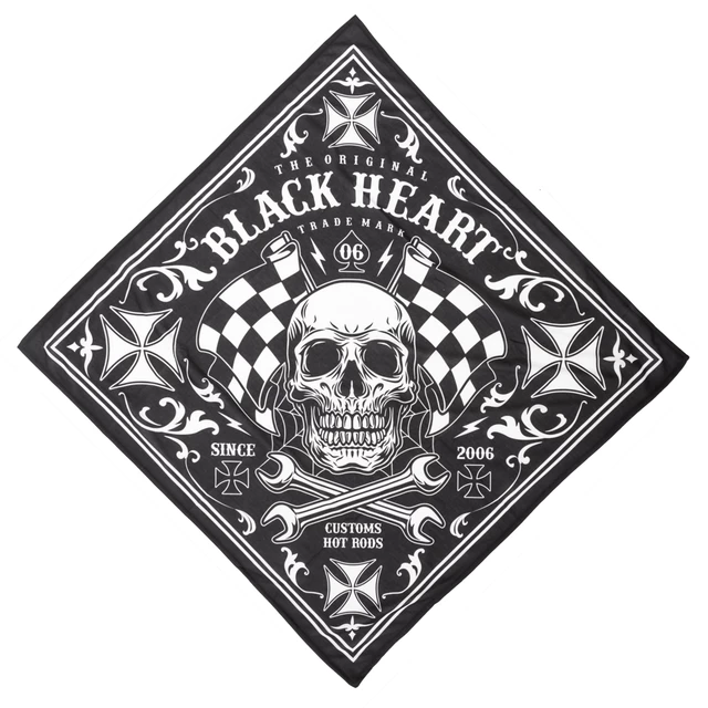 Chusta szal na szyję bandana W-TEC Black Heart Bandest