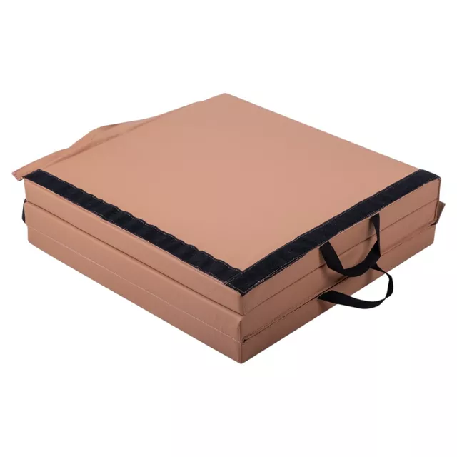 Składany materac gimnastyczny mata inSPORTline Trifold 180x60x5 cm - Czarny