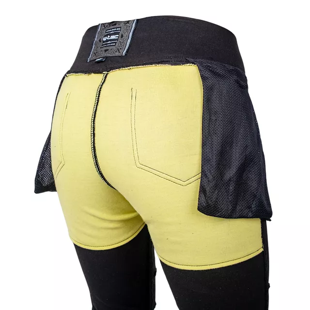 Legginsy motocyklowe damskie W-TEC Lukrecia Evo ∙ wzmocnienie aramidowe ∙ wyjmowane protektory kolan ∙ 4 praktyczne kieszenie ∙ elastyczny materiał