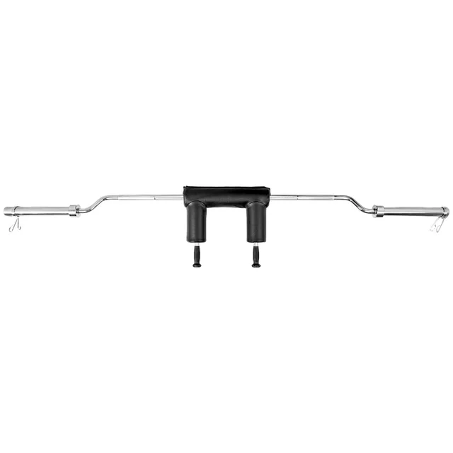Gryf olimpijski do przysiadów inSPORTline Squabar 239,3cm/50mm ∙ wyściełany ∙ nośność 317 kg ∙ waga 25,5 kg ∙ chromowana stal