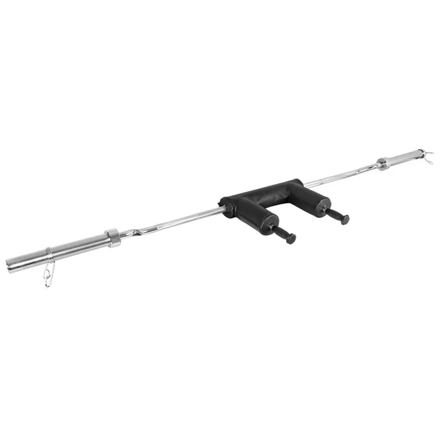 Gryf olimpijski do przysiadów inSPORTline Squabar 239,3cm/50mm ∙ wyściełany ∙ nośność 317 kg ∙ waga 25,5 kg ∙ chromowana stal