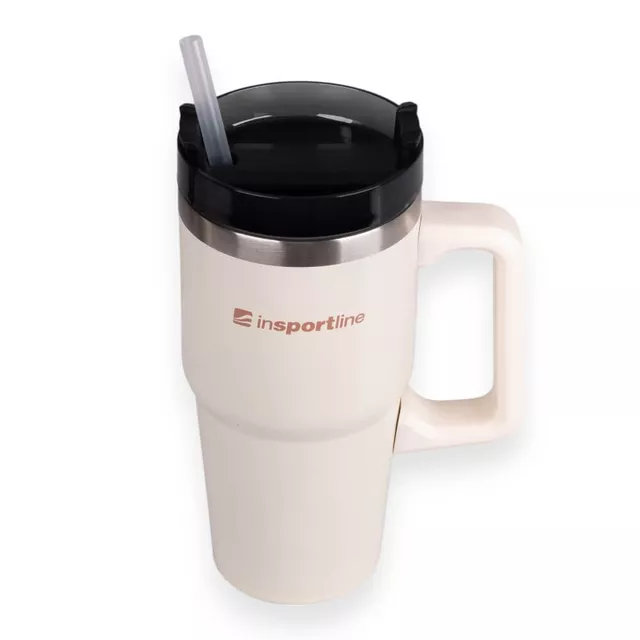 Kubek termiczny inSPORTline Teasara 600 ml ∙ stal nierdzewna ∙ 6 h ciepła / 10 h zimna