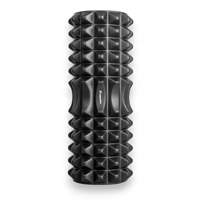 Wałek / roller do masażu i jogi inSPORTline Pressori ∙ gładki lub wypustkowy ∙ 33 × 14 cm ∙ udźwig 150 kg